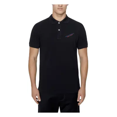 (Black, M) DIESEL T-SMITH Mens Polo Shirt Short Sleeve Casual Summer Golf Soft Cotton Tee