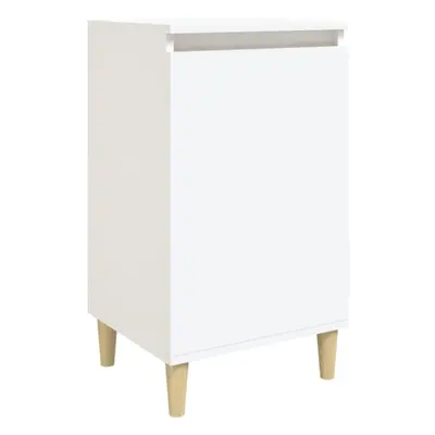 (white, pcs) vidaXL 1/2x Bedside Cabinet Engineered Wood End Table Nightstand Multi Colours