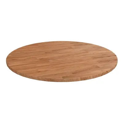 (light brown, x 1.5 cm) vidaXL Solid Wood Oak Round Table Top Untreated Table Top Multi Colours/