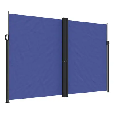 (blue, x cm) vidaXL Retractable Side Awning Outdoor Privacy Screen Shade Cream 180x1000 cm