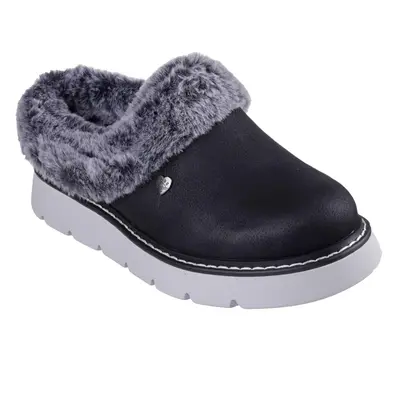 (8 UK, Black) Skechers Womens/Ladies Keepsakes Lite Cozy Blend Slippers