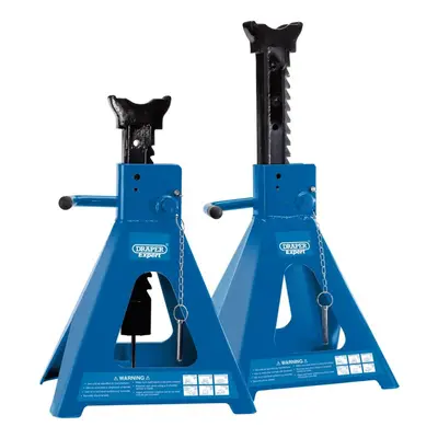 Pneumatic Rise Ratcheting Axle Stands, Tonne (Pair)