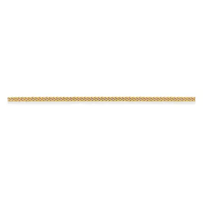 (24) Jewelco London 9ct Yellow Gold - Tightly-linked Classic Curb Pendant Chain Necklace - 2.3mm