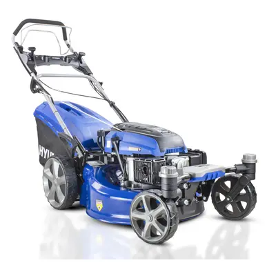 Hyundai 196cc Self-Propelled Petrol Lawnmower with Electric Start and Swivel Wheels - 508mm