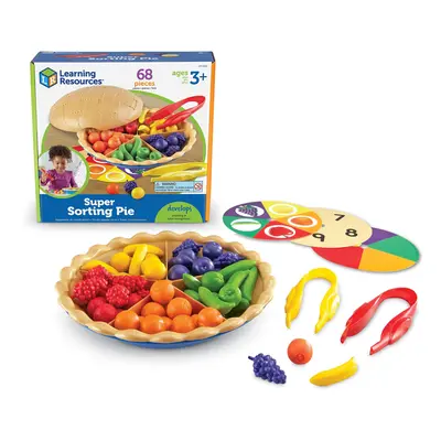 Learning Resources Super Sorting Pie - Pieces, Ages 3+ Toddler Fine Motor Toy, Preschool Learnin