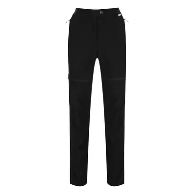 (8 UK R, Black) Regatta Womens/Ladies Mountain Zip-Off Trousers