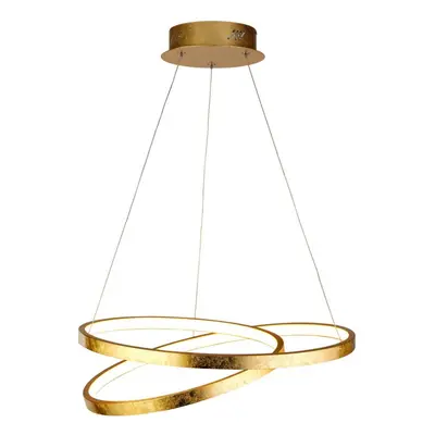 Searchlight Float Led Gold Leaf Pendant