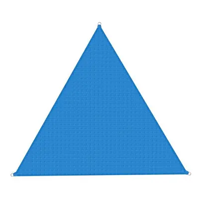 (Blue, 3.50m) Triangle Sun Shade Sail Waterproof UV-proof Shade Net Garden Swimming Pool