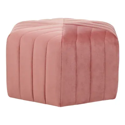 Velvet Pouffe Pink MURIETTA