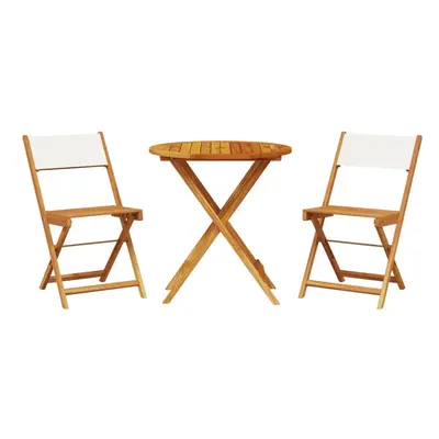 (cream, x cm) vidaXL Bistro Set Piece Outdoor Bar Set Blue and White Fabric and Solid Wood