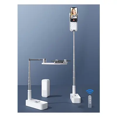 Smart Phone Holder Stand with Wireless Dimmable LED Selfie Fill Light