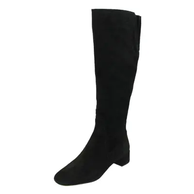 (UK 3.5, Black) Ladies Clarks Knee High Boots Orabella Ava - D Fit