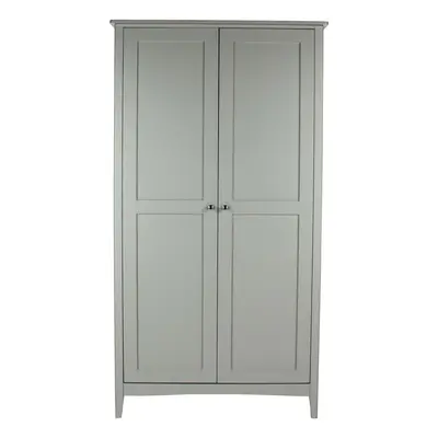 Wardrobe Door Hanging Rail Shelf Bedroom Storage Metal Handles Salerno Grey