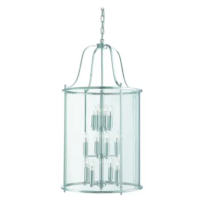 Lantern Light Chrome With Clear Glass