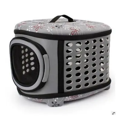 (Grey) Dog Cat Puppy Carrier Portable Cage Crate Transporter Bag