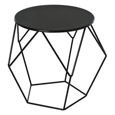 HOMCOM Coffee Table Side Table Nordic Minimalist Style Steel Living Room