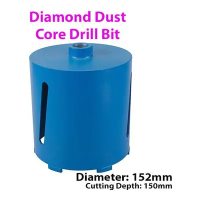 152mm x 150mm Diamond Core Drill Bit Hole Cutter For Brick Wall / Concrete Block