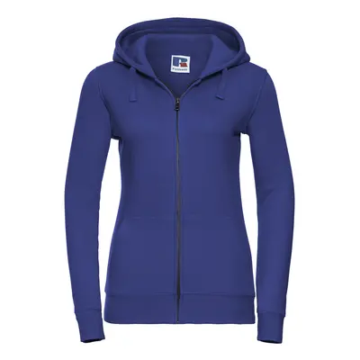 (M, Bright Royal Blue) Russell Womens/Ladies Authentic Full Zip Hoodie