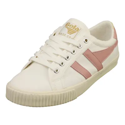 (5) Gola Tennis Mark Cox Womens Fashion Trainers in Off White Pink