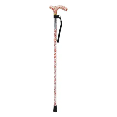 Deluxe Ambidextrous Foldable Walking Cane - Height Settings - Oriental