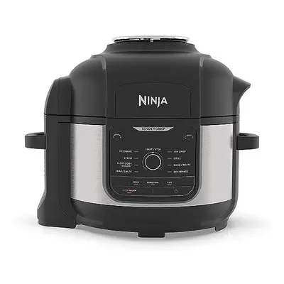 Ninja Foodi Multi-Cooker [OP350UK], 9-in-1, 6L, Electric Pressure Cooker and Air Fryer, Brushed 