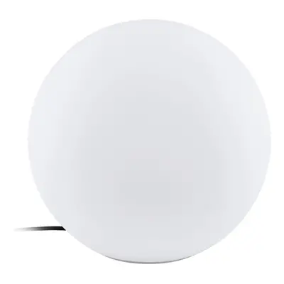 IP65 Outdoor Garden Ball Light White Plastic x 40W E27 Bulb 390mm Globe