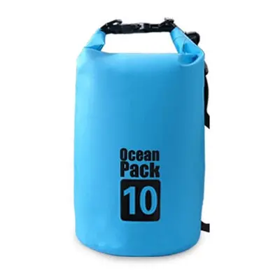 (Blue, 10L) PVC Outdoor Diving Compression Swimming Dry Waterproof Bags Storage Bag For Unisex R