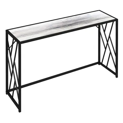 HOMCOM Vintage Sofa Table, Metal Frame Console Table for Hallway Living Room