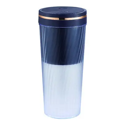 (Blue) 350ml Portable Blender Personal Outdoor Juicer Cup USB Charging Electric Power Mixer for 