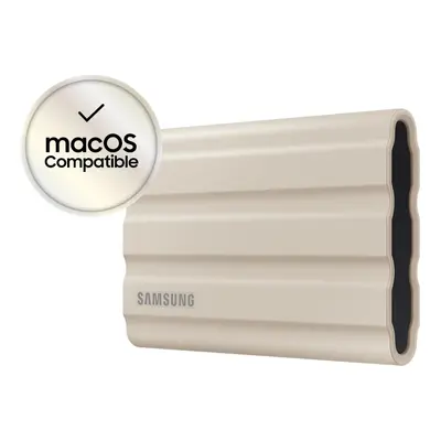 Samsung Portable SSD T7 Shield (1TB, Moonrock Beige, MU-PE1T0K)