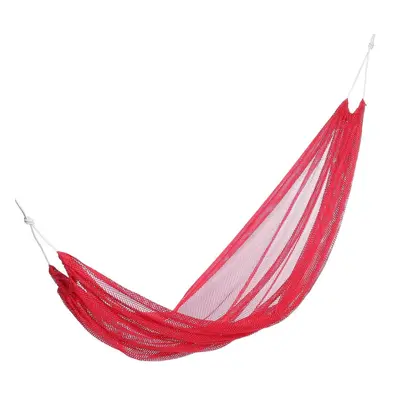 (Red) Hammock Portable Outdoor Garden Hang Travel Camping Swing Canvas Stripe Home