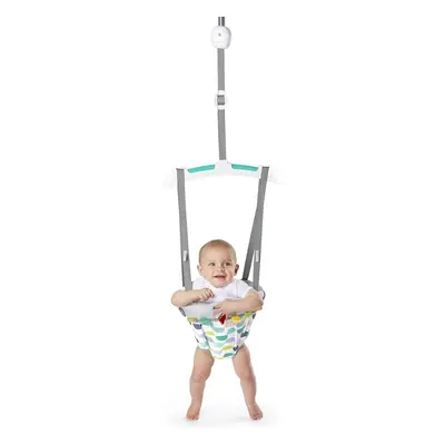 Bright Starts, Door Jumper & Bouncer - Playful Parade with Padded Seat & Taggie Tags, Door Frame