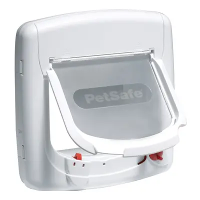 PetSafe Magnetic 4-Way Cat Flap Deluxe White Cat Door Pet Flap Pet Door