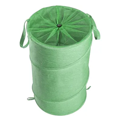 (Green, A) 38x38x64cm Oxford Cloth Laundry Basket Washing Clothes Storage Bag Folding Basket Bin