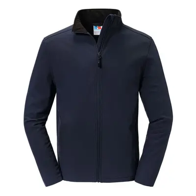 (XS, French Navy) Russell Mens Essential Soft Shell Jacket