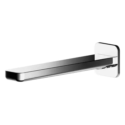 Contemporary Bathroom Square Wall Mounted Bath Spout, 50mm, Chrome