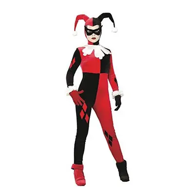 Rubies womens Dc Comics Harley Quinn Costume, Red/Black, Small US