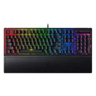 Razer BlackWidow V3 Mechanical Gaming Keyboard: Green Mechanical Switches - Tactile & Clicky - C