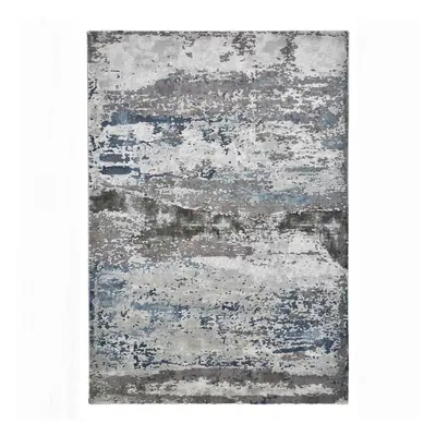 (Grey/Navy, x cm) Distressed Faded Rugs Modern Scratch pattern Small Large Bedroom Living room R