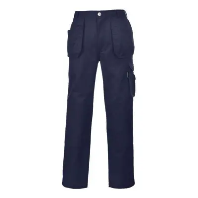 (L R, Navy) Portwest Mens Slate Holster Work Trousers