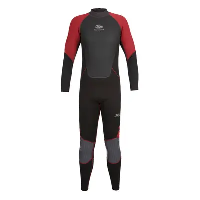 (L, Merlot Marl) Trespass Mens Wetsuit Full Length 3mm Rear Nitrox