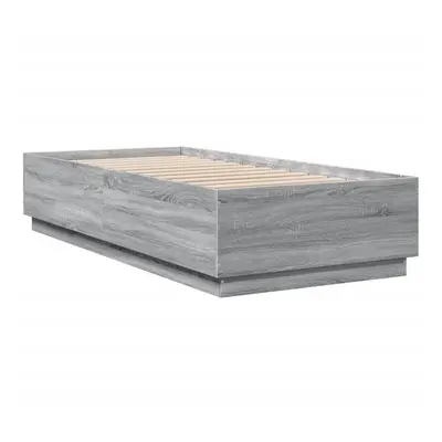 (grey sonoma, x cm) vidaXL Bed Frame Bedroom Bed Base Bedstead Mattress Foundation Engineered Wo