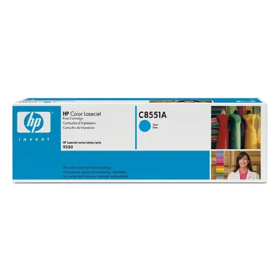 Genuine HP C8551A Colour LaserJet Printer Toner Cartridge Cyan for Series