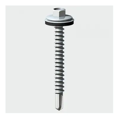 TIMco BMH38W16 Bi Met Hex No.5 Self Drill Screw with 16mm Washer 5.5 x 38mm Box of