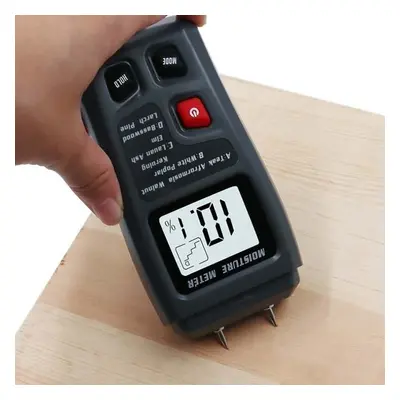 (Yellow) Wood Moisture Tester Meter Floor Carton Black Meter