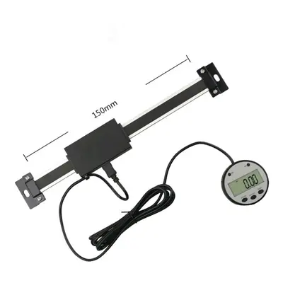 (150mm) 100mm to 600mm Linear Scale Digital Display Ruler Horizontal Vertical Dual-purpose Machi