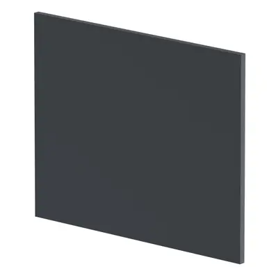 700mm Square MDF Reversible Shower Bath - Soft Black