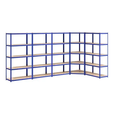 (blue, x x cm/ piece) vidaXL Shelves Rack Storage Shelf Workshop Shelf Industrial Shelving Unit