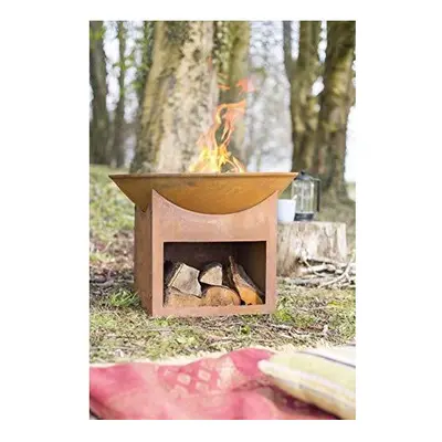 La Hacienda Fasa Oxidised Firepit, Natural Rusted