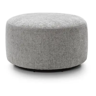 (Ash Grey) Ingrid Chenille Swivel Footstool